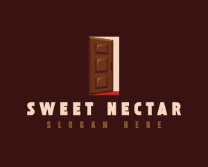 Dessert Chocolate Door logo design