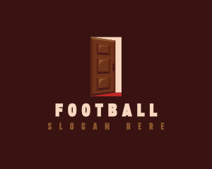 Dessert Chocolate Door logo design