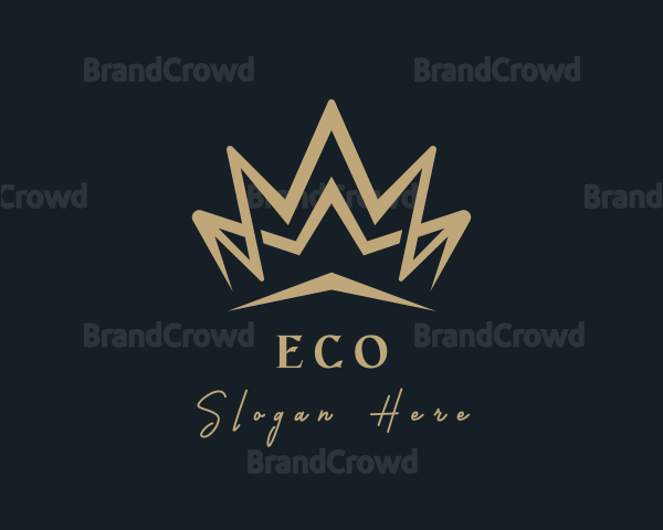 Premium Pageant Crown Logo