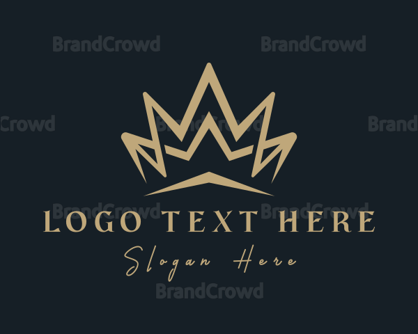 Premium Pageant Crown Logo