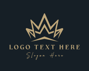 Luxury - Premium Pageant Crown logo design