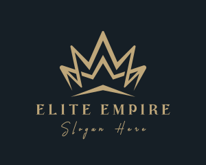 Premium Pageant Crown  Logo