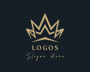 Premium Pageant Crown  Logo