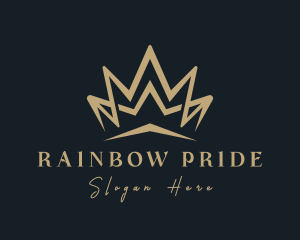 Premium Pageant Crown  Logo