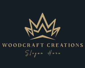 Premium Pageant Crown  Logo