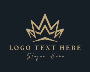 Tiara - Premium Pageant Crown logo design