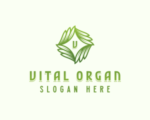 Botanical Vegan Garden logo design