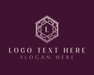 Stylist - Elegant Floral Wreath logo design