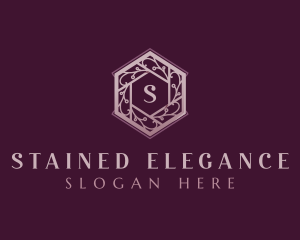 Elegant Floral Wreath logo design