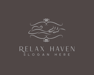 Relaxing Massage Spa logo design