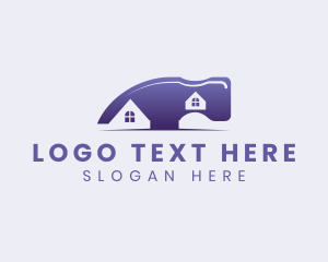 Roof - Hammer Roofing Renovation logo design