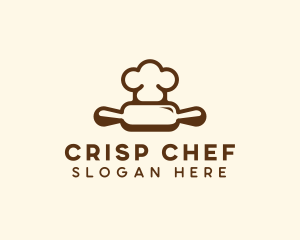 Chef Rolling Pin Bakery logo design