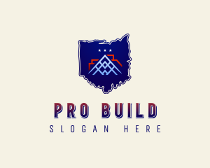 Ohio Pyramid Structure logo design