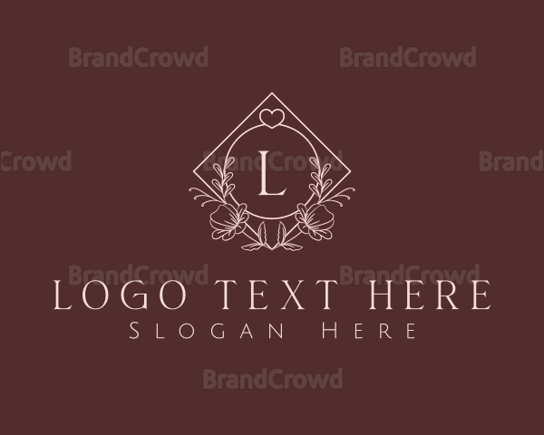 Floral Garden Bouquet Logo