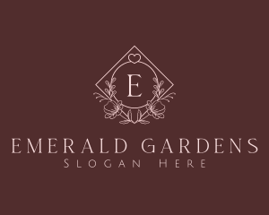 Floral Garden Bouquet logo design