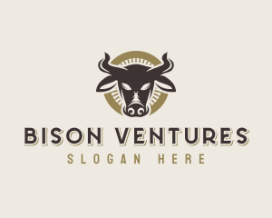 Bull Cow Horn logo design