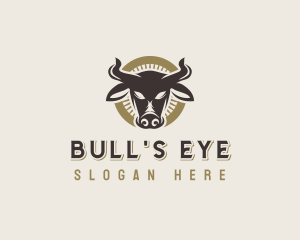 Bull Cow Horn logo design