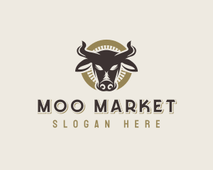 Bull Cow Horn logo design