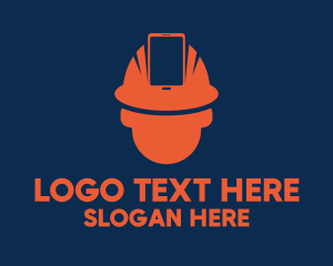 Online - Orange Online Protection logo design