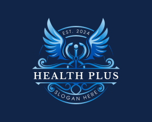 Caduceus Health Hospital logo design