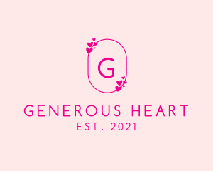 Heart Frame Boutique logo design