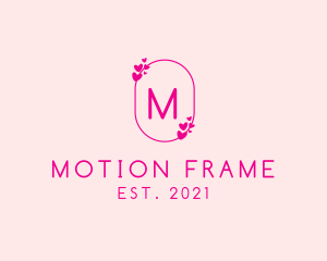 Heart Frame Boutique logo design