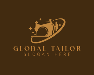 Sewing Tailor Seamstress logo design