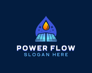 Solar Energy Power logo design