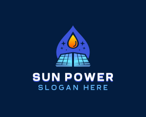 Solar Energy Power logo design