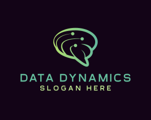 Data Scientist AI Brain logo design