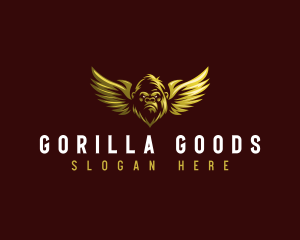 Wild Gorilla Wings logo design