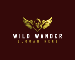 Wild Gorilla Wings logo design