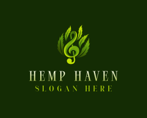 Musical Marijuana Dispensary logo design