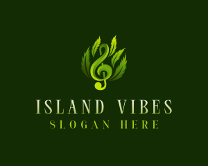 Reggae - Musical Marijuana Dispensary logo design
