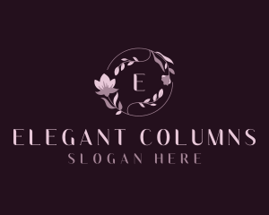 Elegant Wedding Floral logo design