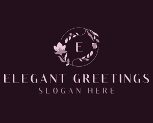 Elegant Wedding Floral logo design