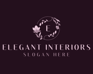 Elegant Wedding Floral logo design