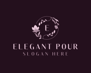 Elegant Wedding Floral logo design