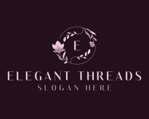 Elegant Wedding Floral logo design