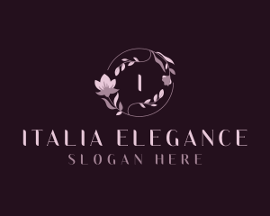 Elegant Wedding Floral logo design