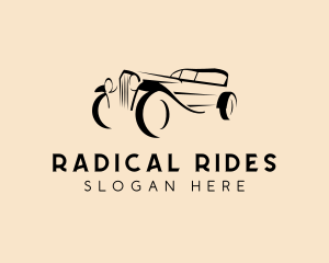 Retro Car Restoration logo design