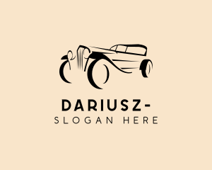 Antique - Retro Car Restoration logo design