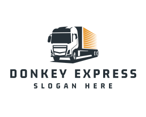 Express Delivery Truck logo design