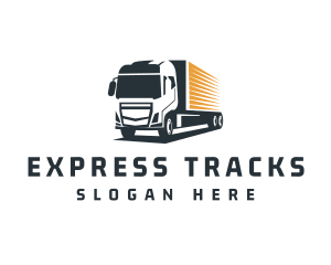 Express Delivery Truck logo design