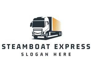 Express Delivery Truck logo design