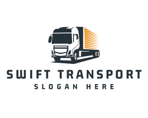 Express Delivery Truck logo design