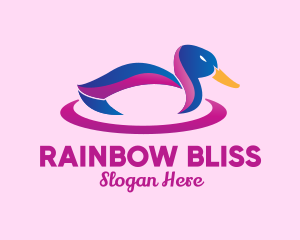 Lgbtq - Colorful Mallard Duck logo design