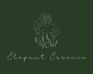 Natural Beauty Model logo design