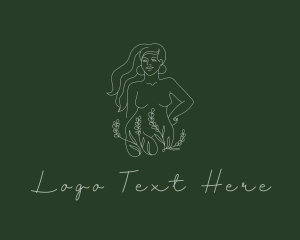 Floral - Natural Beauty Model logo design