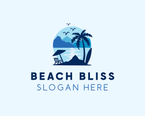 Summer Beach Resort  logo design